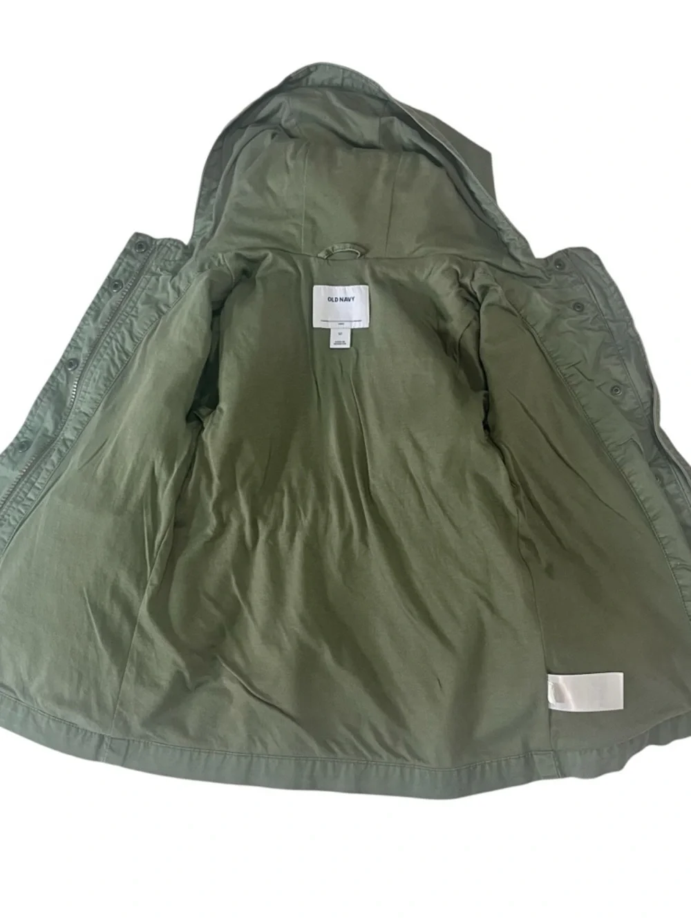 Old Navy Hooded Kids Anorak Jacket - Olive